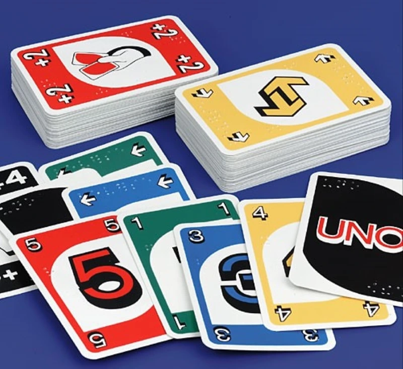 Igraće karte braille UNO